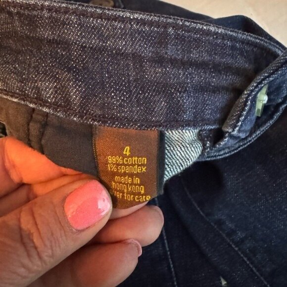 The Limited Women Flare Jeans Size 4 Classy Wide Leg Low Rise Y2K Retro Hippie - Picture 6 of 7